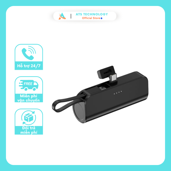 Sạc Dự Phòng Mini 5000mAh - Hình ảnh 2