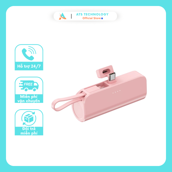 Sạc Dự Phòng Mini 5000mAh - Hình ảnh 3