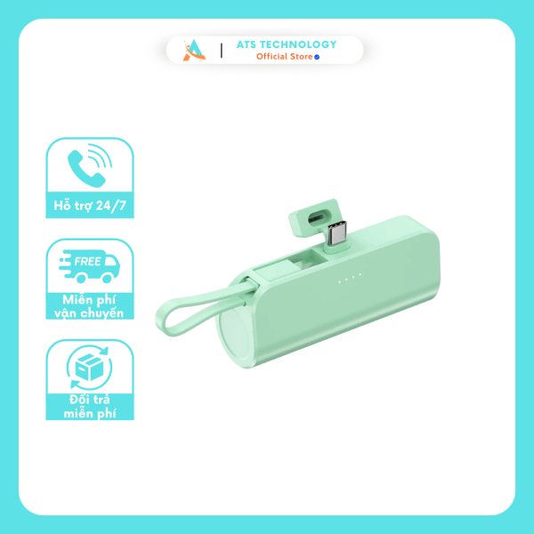 Sạc Dự Phòng Mini 5000mAh - Hình ảnh 5