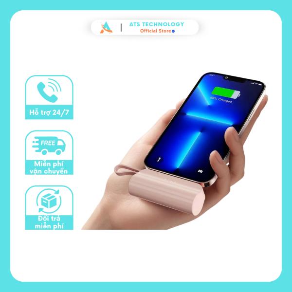 Sạc Dự Phòng Mini 5000mAh - Hình ảnh 6