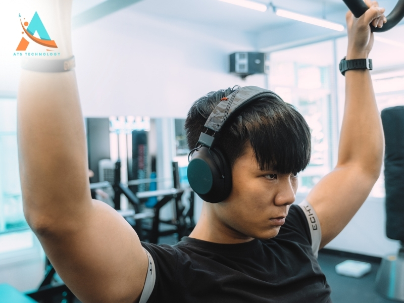 Tai Nghe Chụp Tai Tập Gym